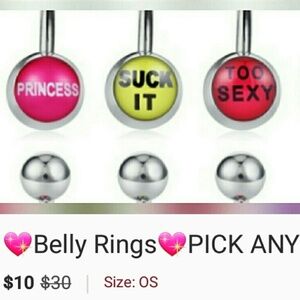 Body Piercings💖Pick Any 2 for $10